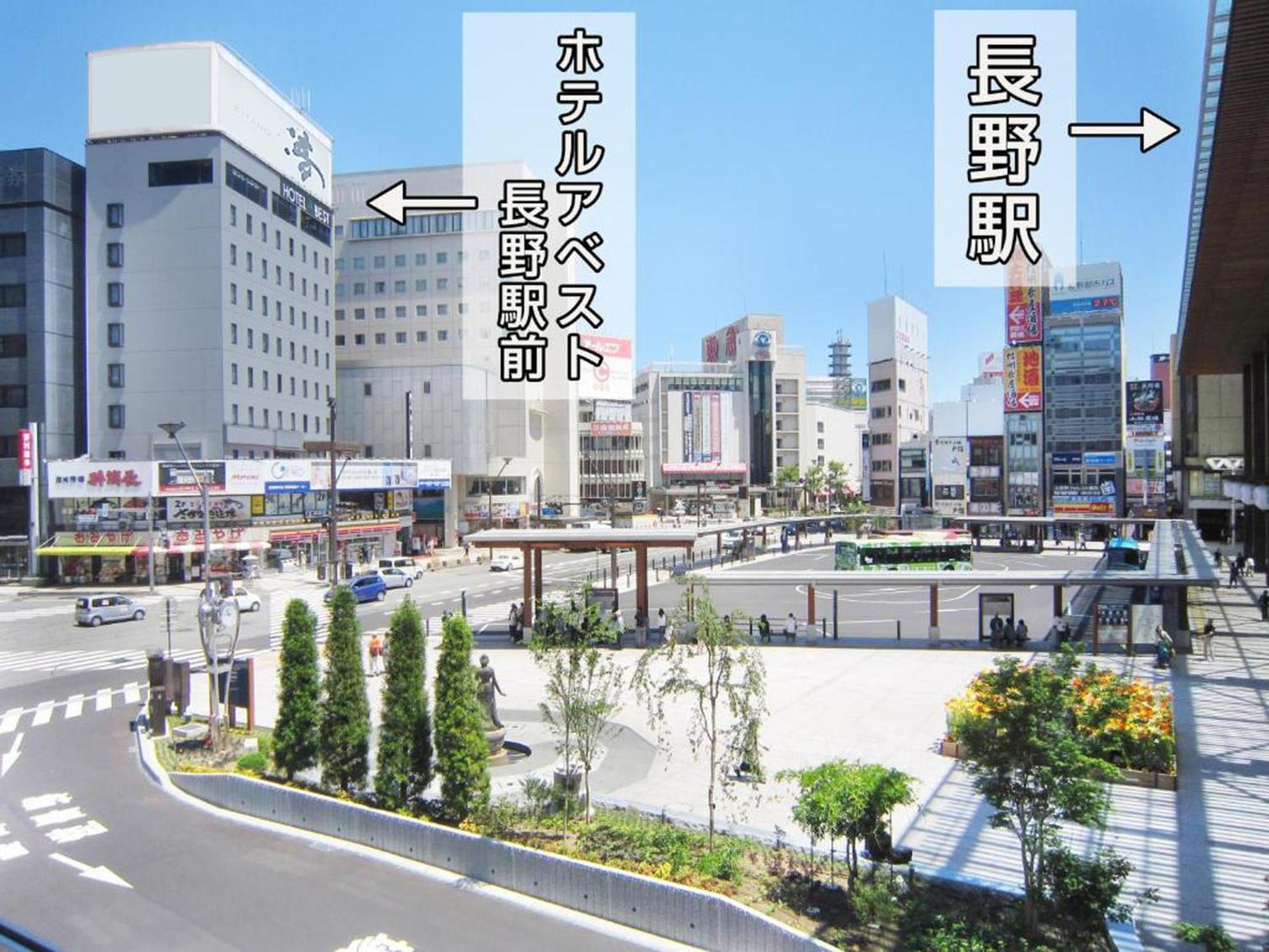Hotel Abest Nagano Ekimae Exterior photo